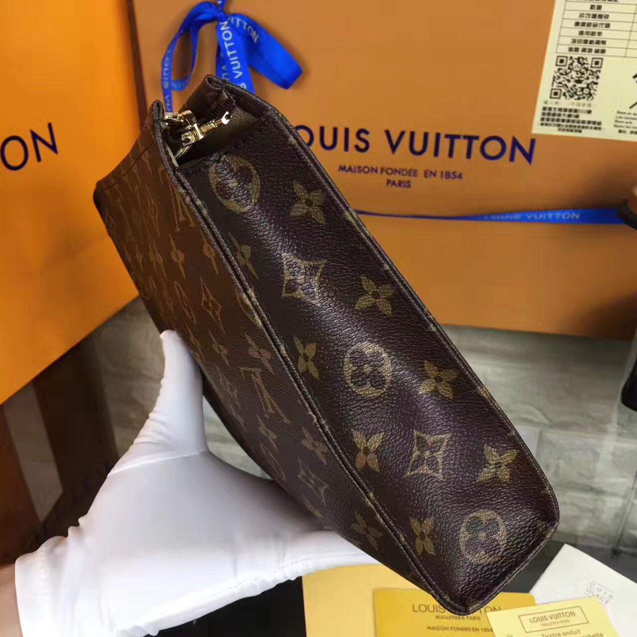 LV Damier Black Bag