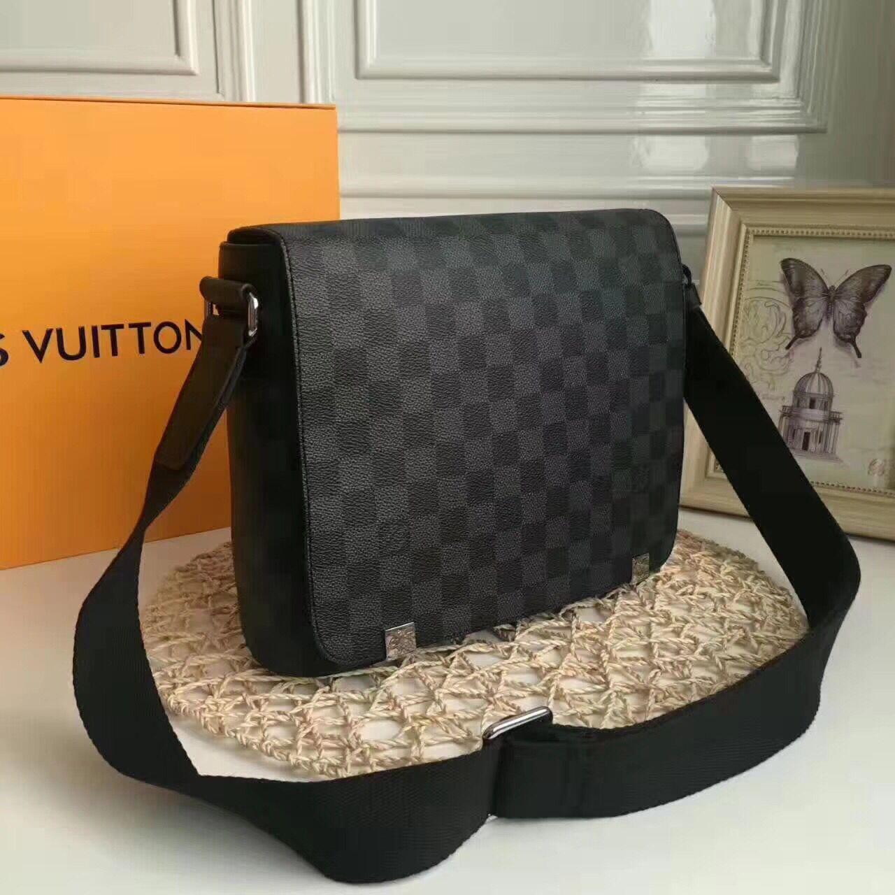 LV District MM Damier Graphite Canvas