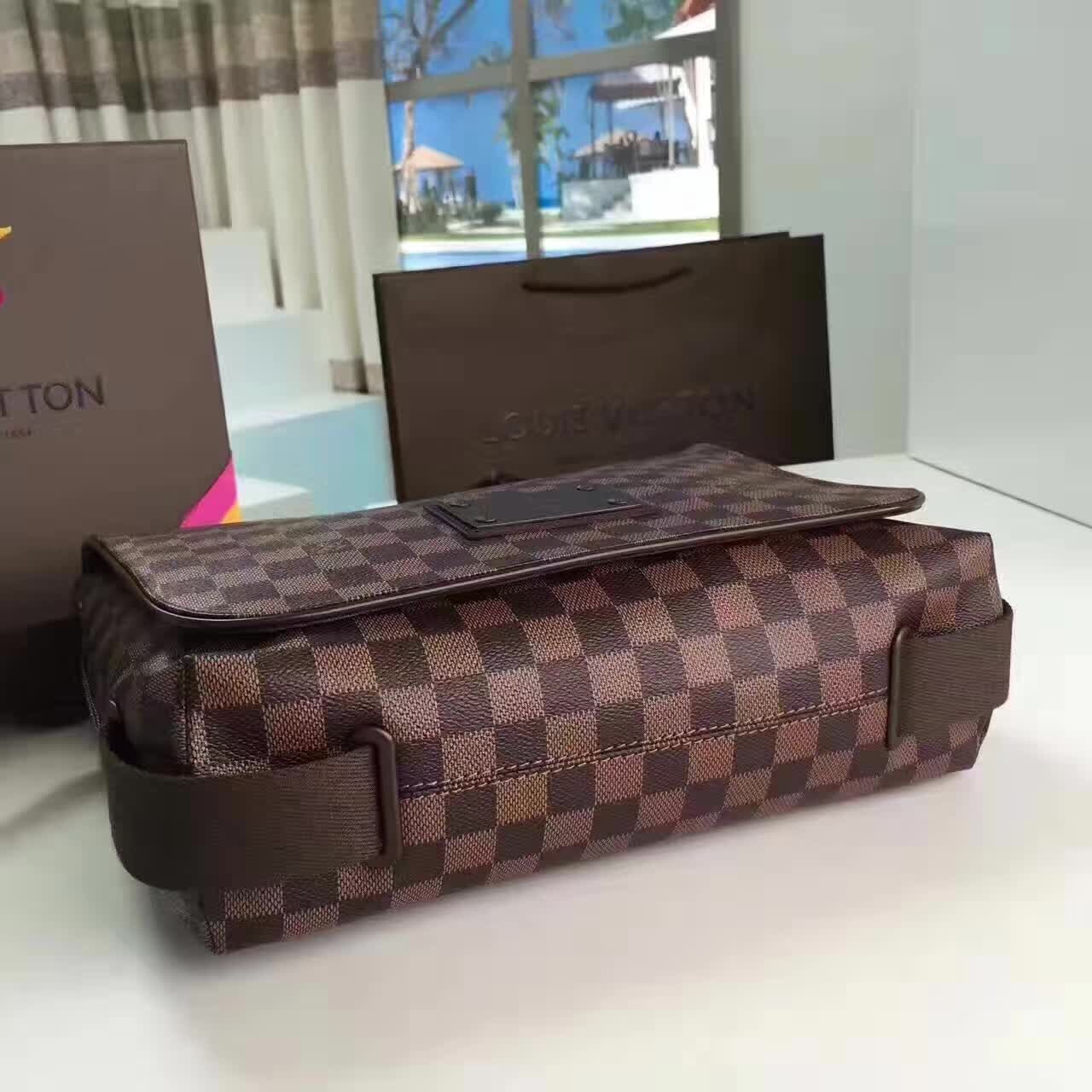 LV Message Brown Bag