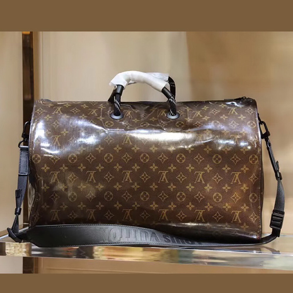 LV Monogram Glaze Duffle Bag(Brown)