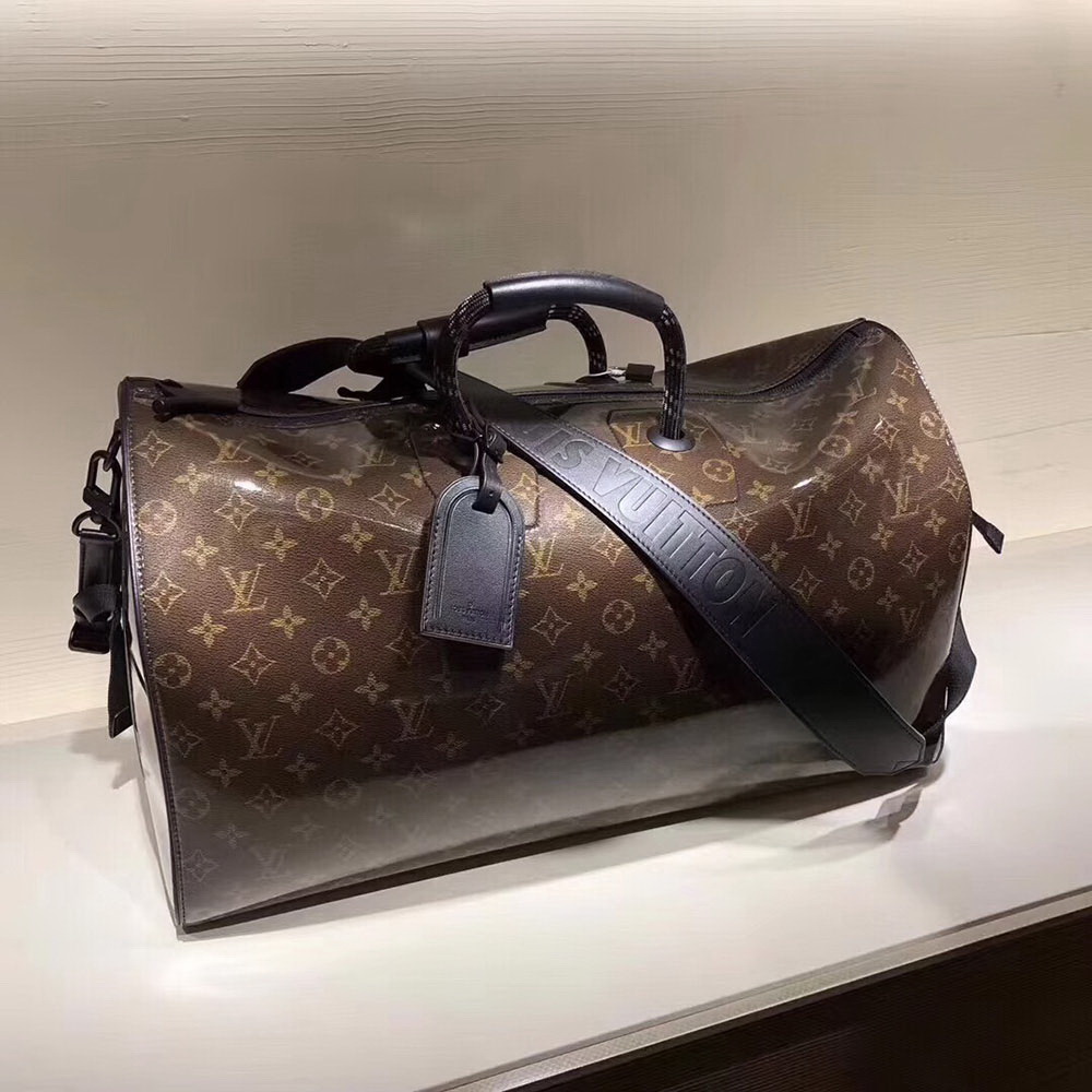 LV Monogram Glaze Duffle Bag(Brown)