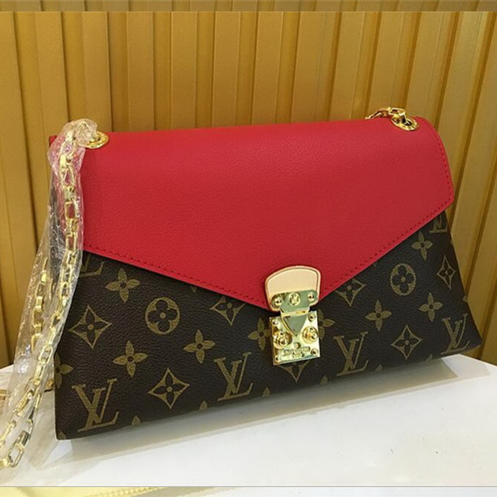 LV Monogram Red Shoulder Bags