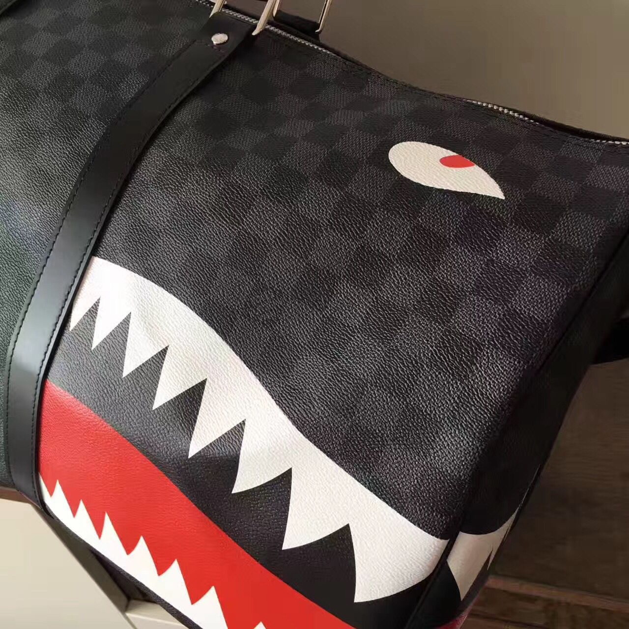 LV Shark Luggage bag