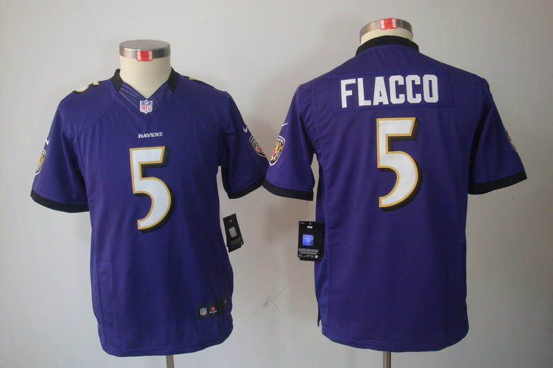 Limited Baltimore Ravens Kids Jersey-005