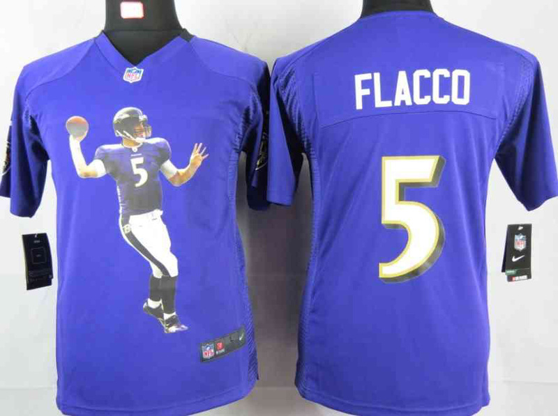 Limited Baltimore Ravens Kids Jersey-007