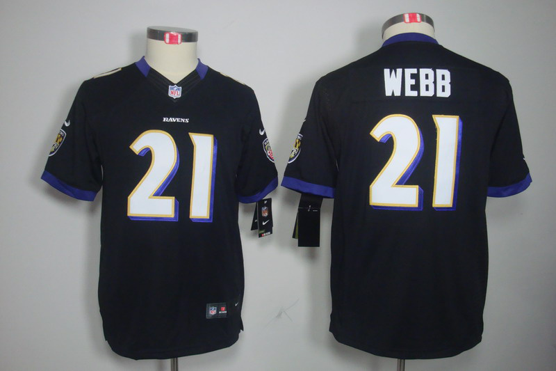 Limited Baltimore Ravens Kids Jersey-010