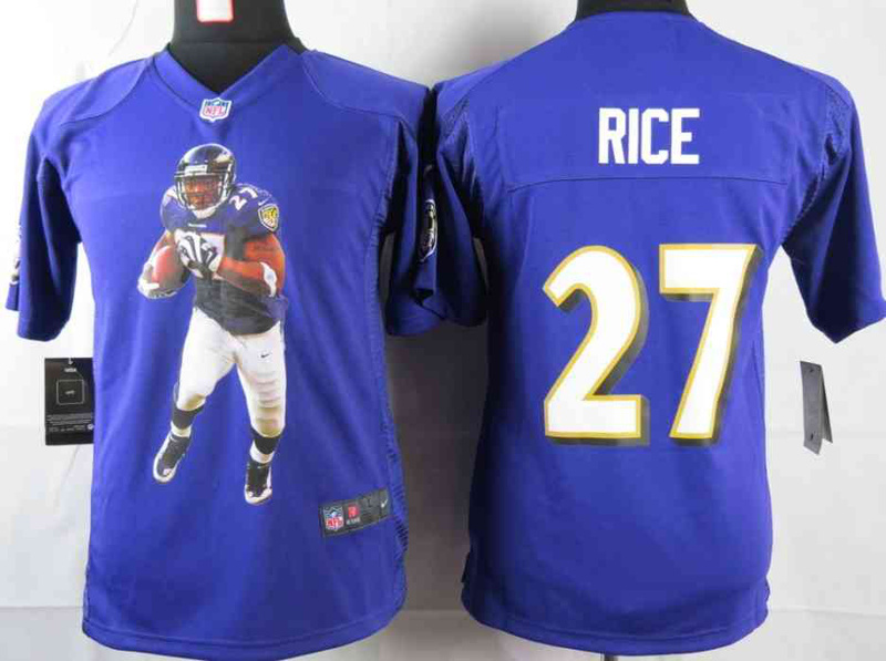 Limited Baltimore Ravens Kids Jersey-014