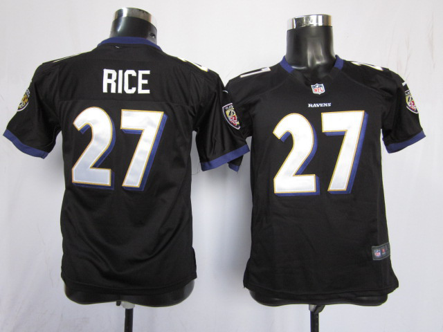 Limited Baltimore Ravens Kids Jersey-015