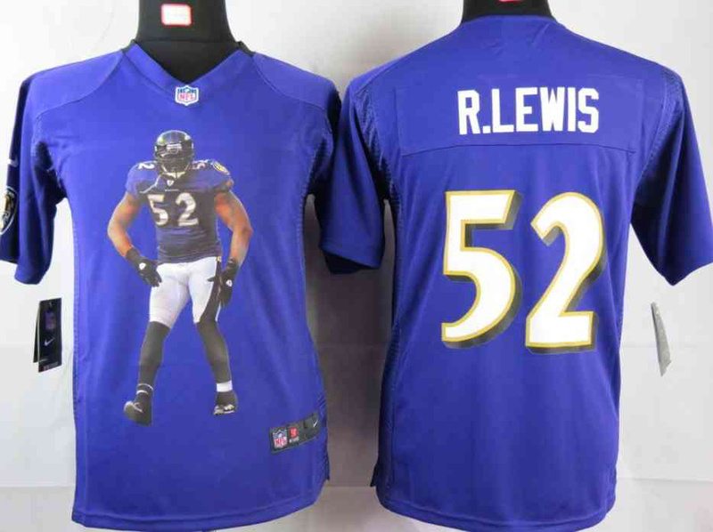 Limited Baltimore Ravens Kids Jersey-019