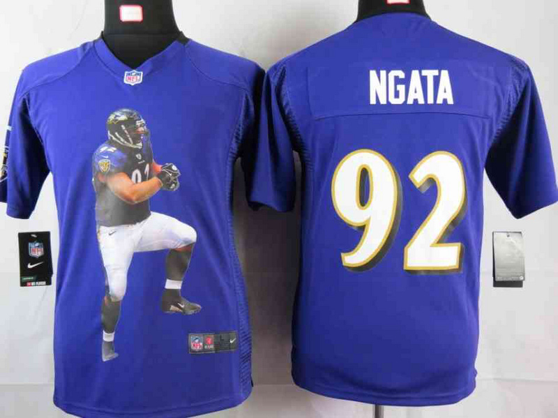 Limited Baltimore Ravens Kids Jersey-023