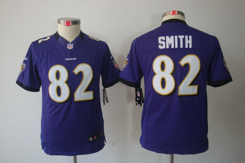 Limited Baltimore Ravens Kids Jersey-027