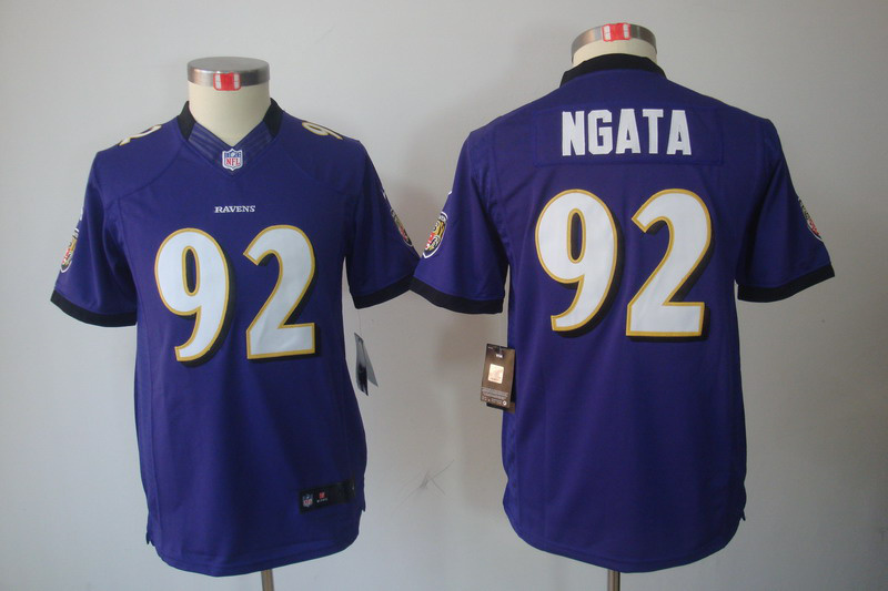 Limited Baltimore Ravens Kids Jersey-030