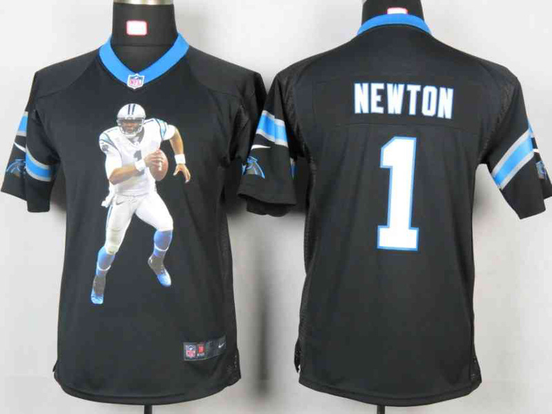 Limited Carolina Panthers Kids Jersey-002