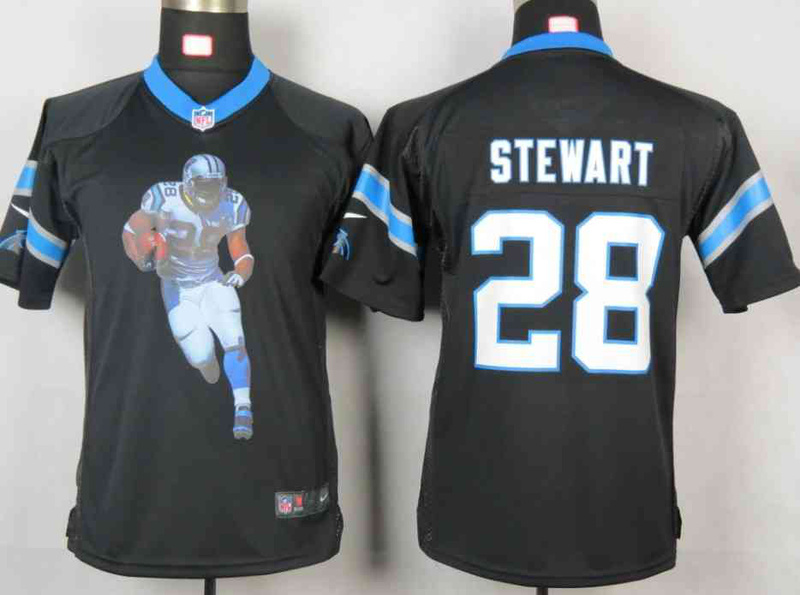 Limited Carolina Panthers Kids Jersey-005