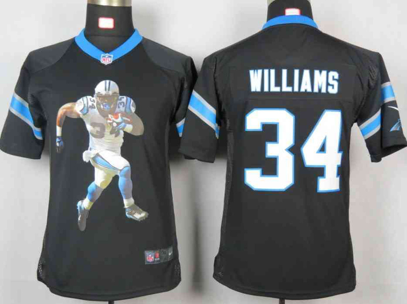 Limited Carolina Panthers Kids Jersey-008