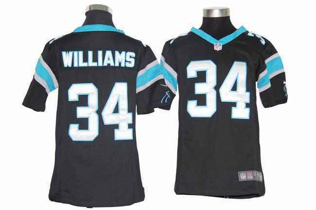 Limited Carolina Panthers Kids Jersey-010