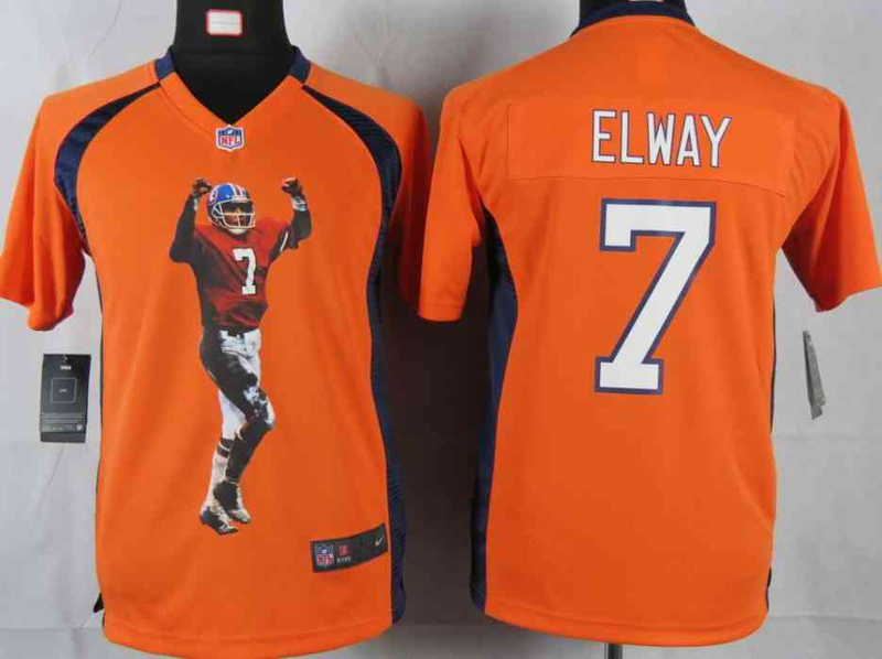 Limited Denver Broncos Kids Jersey-004