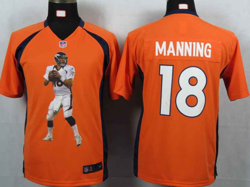 Limited Denver Broncos Kids Jersey-006