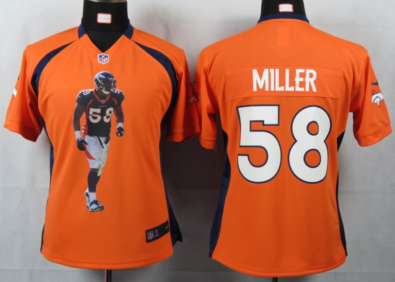 Limited Denver Broncos Women Jersey-026