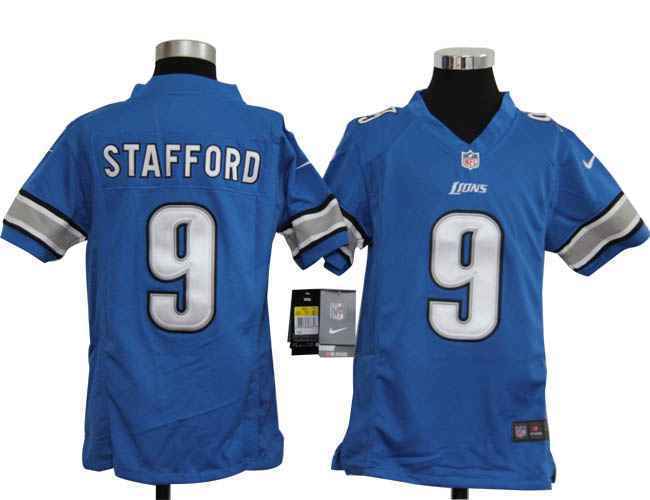 Limited Detriot Lions Kids Jersey-002