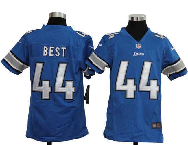 Limited Detriot Lions Kids Jersey-005