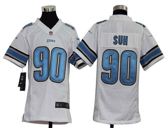 Limited Detriot Lions Kids Jersey-009