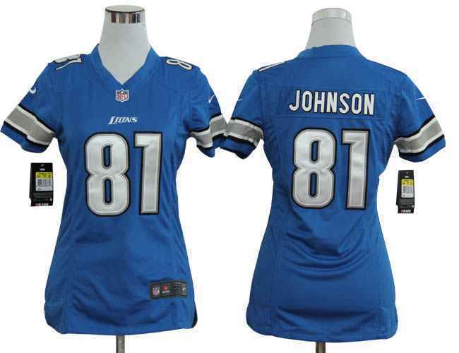 Limited Detriot Lions Women Jersey-008