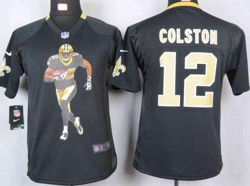 Limited New Orleans Saints Kids Jersey-005