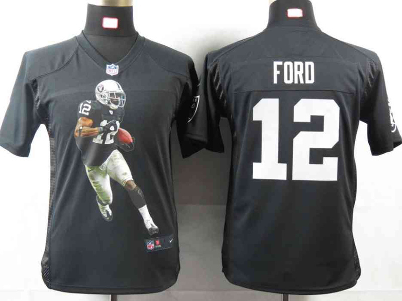 Limited Oakland Raiders Kids Jersey-003