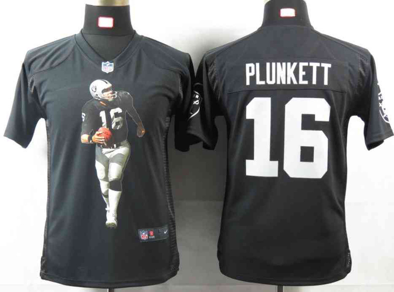 Limited Oakland Raiders Kids Jersey-004