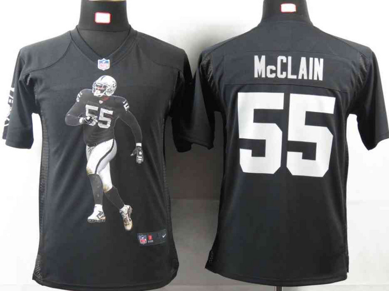 Limited Oakland Raiders Kids Jersey-006