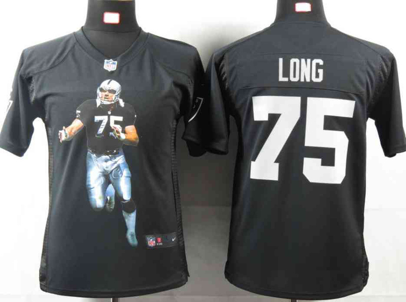 Limited Oakland Raiders Kids Jersey-007