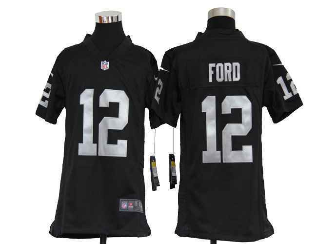 Limited Oakland Raiders Kids Jersey-012