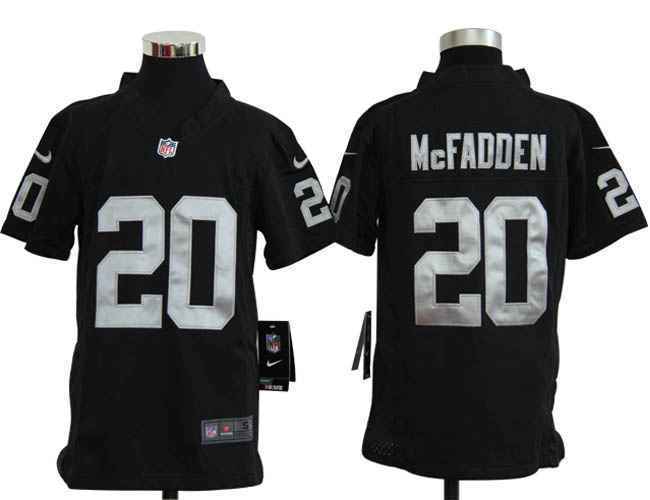 Limited Oakland Raiders Kids Jersey-013