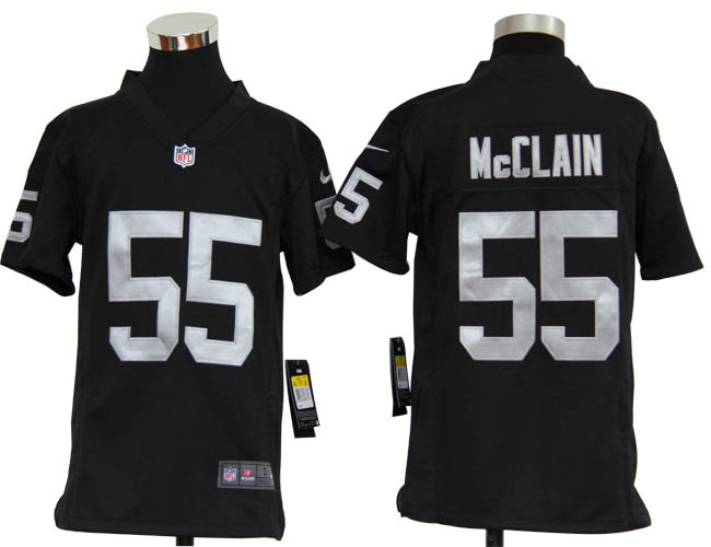 Limited Oakland Raiders Kids Jersey-016