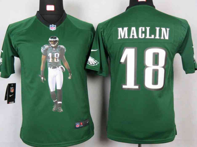 Limited Philadelphia Eagles Kids Jersey-008