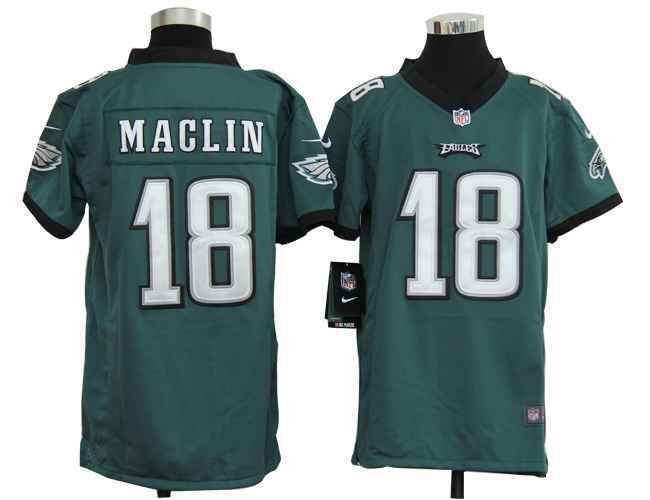 Limited Philadelphia Eagles Kids Jersey-010