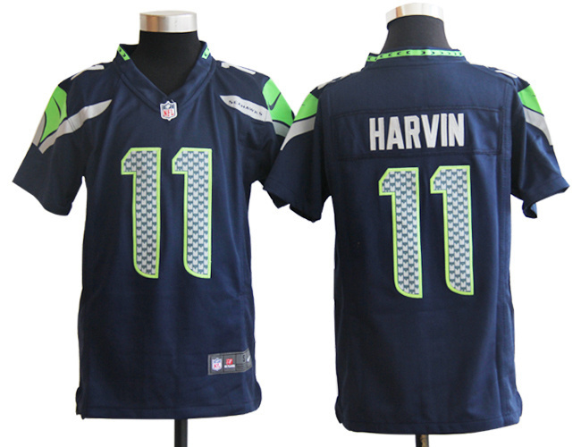 Limited Seattle Seahawks Kids Jersey-002