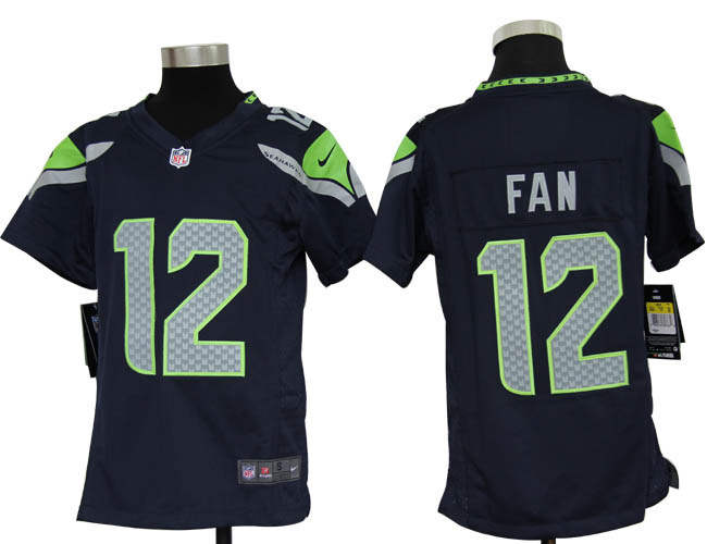 Limited Seattle Seahawks Kids Jersey-005