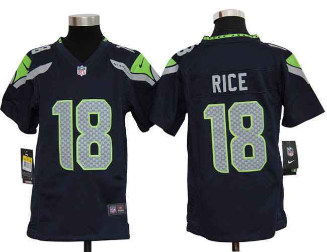 Limited Seattle Seahawks Kids Jersey-009