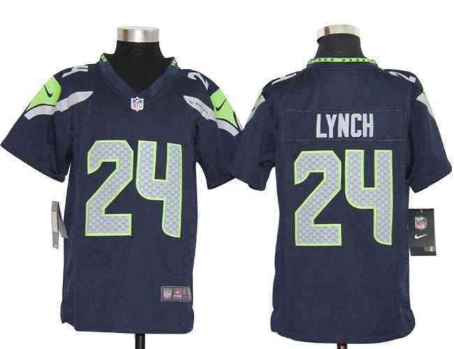 Limited Seattle Seahawks Kids Jersey-010