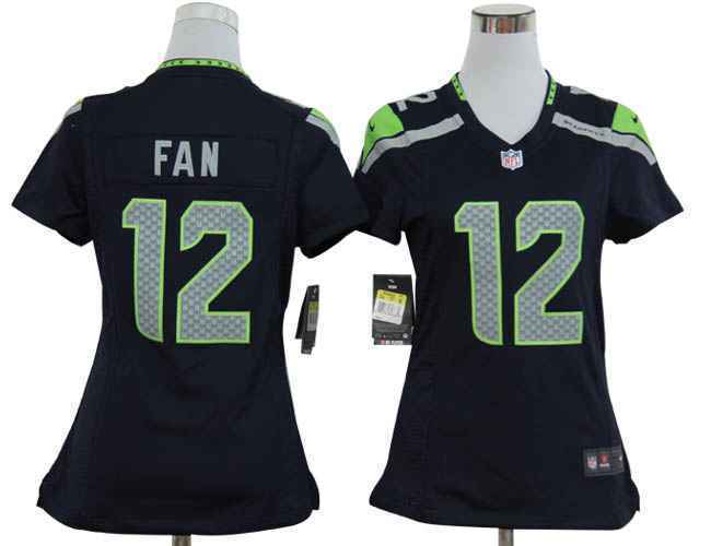 Limited Seattle Seahawks Women Jersey-007