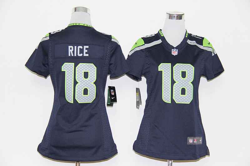 Limited Seattle Seahawks Women Jersey-011