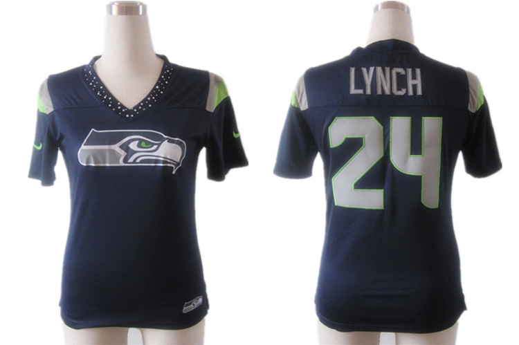 Limited Seattle Seahawks Women Jersey-013