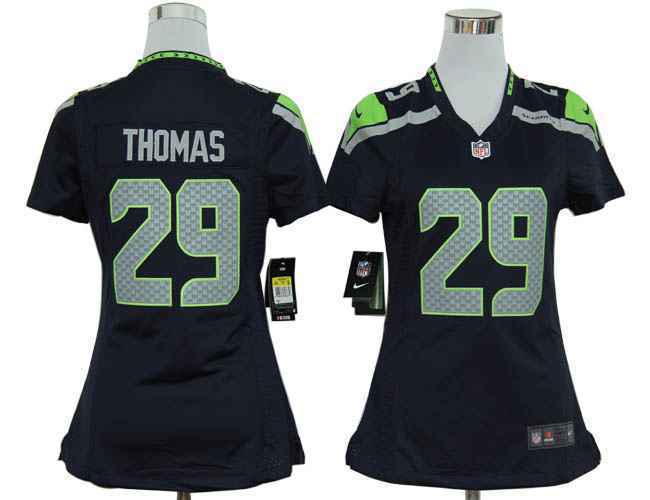 Limited Seattle Seahawks Women Jersey-019