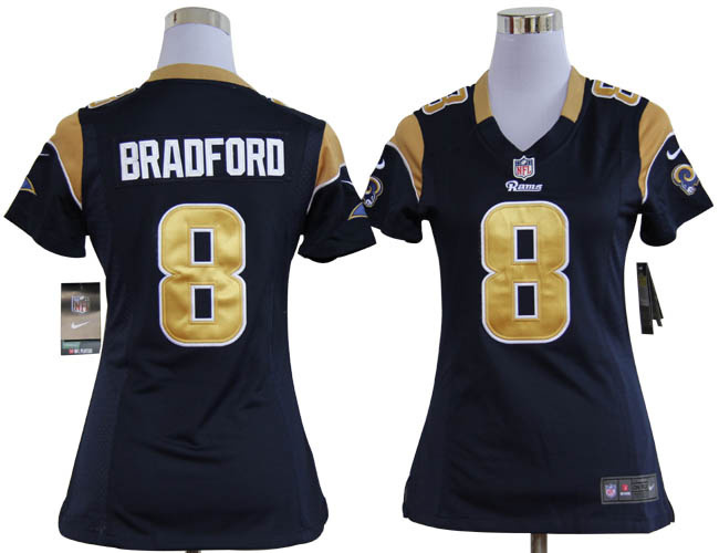 Limited St Louis Rams Women Jersey-004