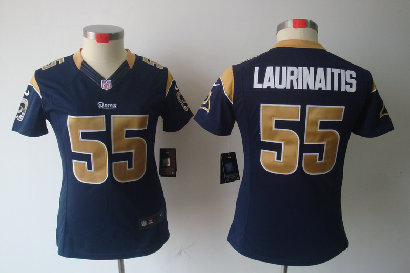 Limited St Louis Rams Women Jersey-011