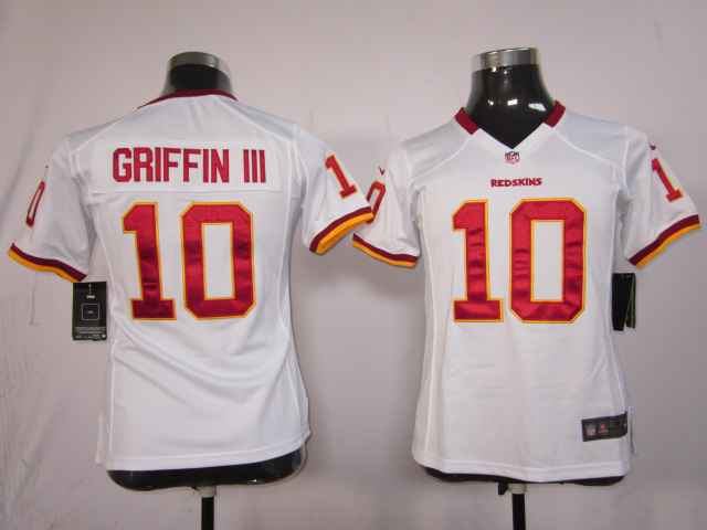 Limited Washington Red Skins Kids Jersey-002