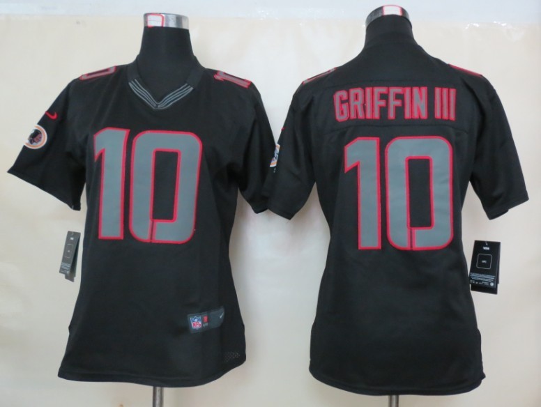 Limited Washington Red Skins Women Jersey-007