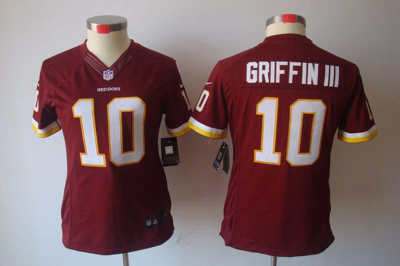 Limited Washington Red Skins Women Jersey-011